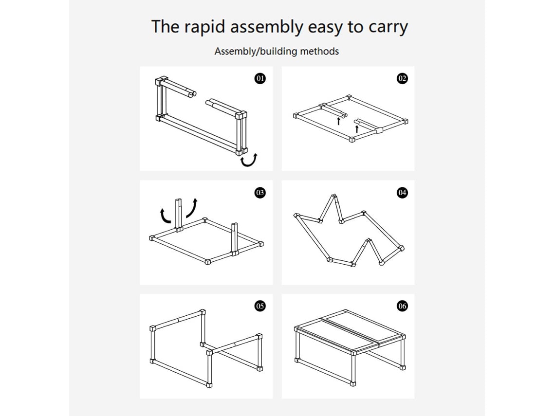 Mesa Plegable Aluminio Camping Exterior Multiuso
