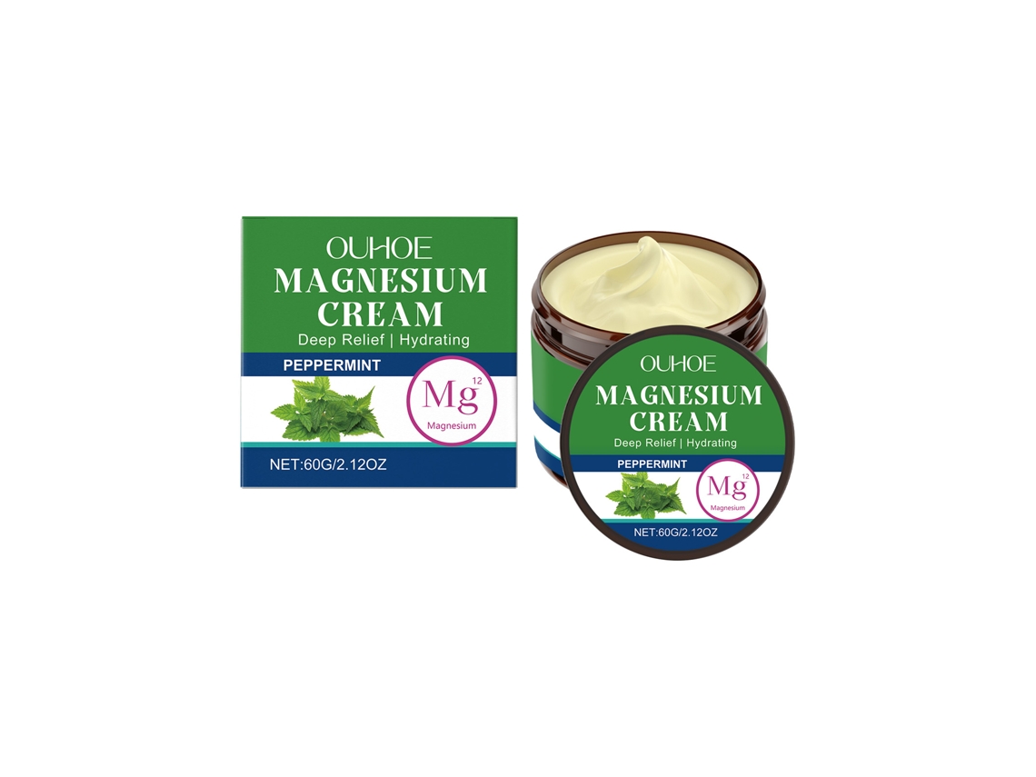 Creme Magnésio Calmante Hortelã Músculos