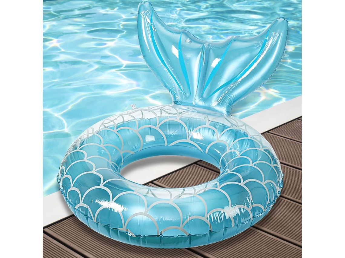 Boias Infláveis, Brinquedos Para Piscina, Boias Para Crianças E Adultos, Boias Transparentes Em Formato De Sereia, Brinquedos Aquáticos Infláveis ​​pa