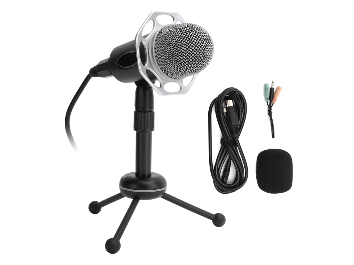 Microfone Mali com suporte fio Y20 para jogos, videoconferência, gravação e chat