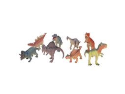 Primerox 8pcs Modelo de Dinossauro Simulação com Som Pvc Jogo Seguro Presente para Crianças