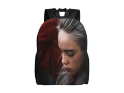 Mochila Billie Eilish R10 Para Estudantes, Leve E Estilosa, Impermeável E Com Alça De Ombro Ajustável.