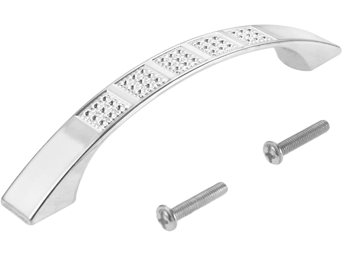 1-puxador De Armário Cozinha Moderno Com Diamante, Em Liga De Alumínio, Para Móveis, Gavetas E Portas, Com Parafuso