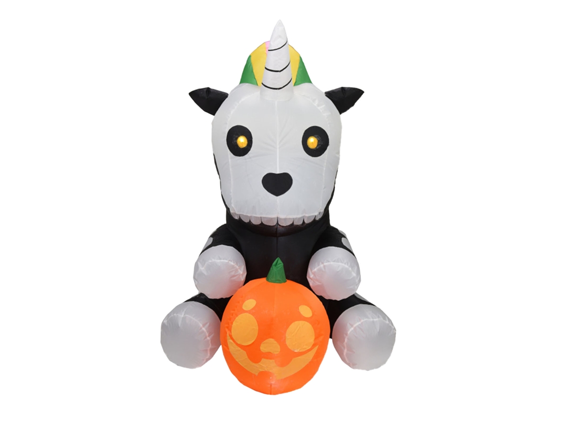 Juguete Esquelético Inflável Decoração Hinchável Impermeável Com Luz Led Para Jardim De Halloween