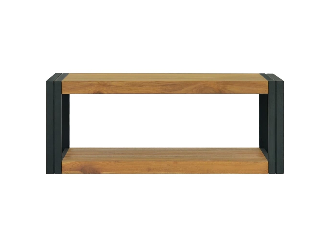 Maison Exclusive - Armário De Parede P/ Casa De Banho 90x45x35 Cm Teca Maciça