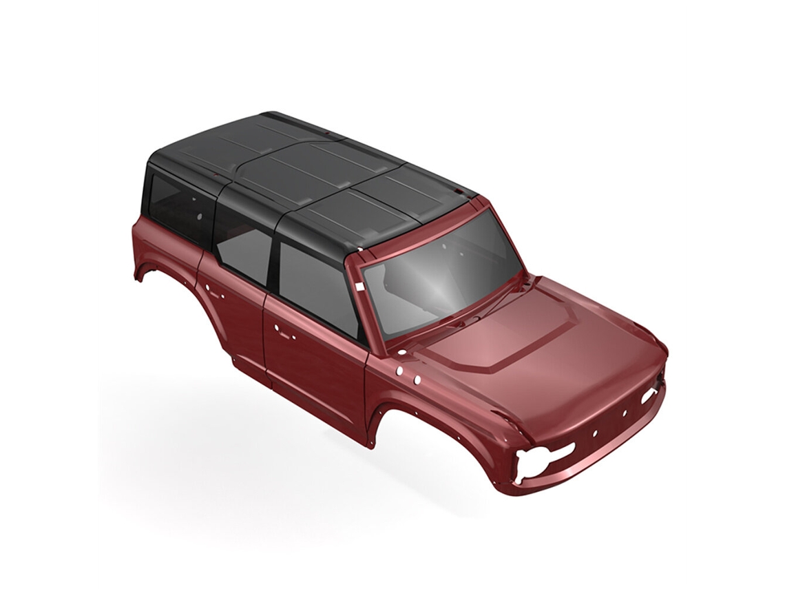 Vermelhohb Toys Rtr R1001/2/3 1/10 Peças de Carro Rc Carroceria Pintada Veículos Modelos Peças Acessórios 08126 MDUG