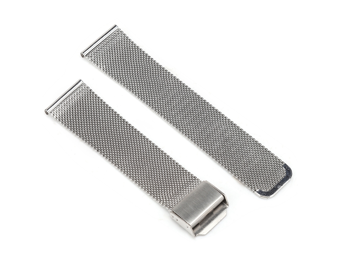 Pulseira de aço inoxidável para relógio Huawei 20mm, cor prata (substituição)