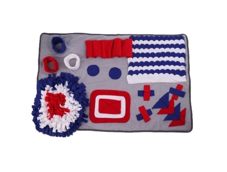 Snuffle Feeding Mat Dog Toy Train Nariz Capacidade Vermelho HOMYL