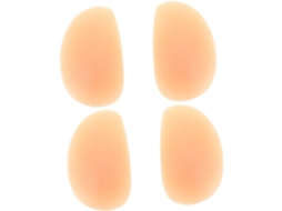Pares De Enchimentos Removíveis De Silicone Para Quadril E Glúteos Femininos - Realce Natural