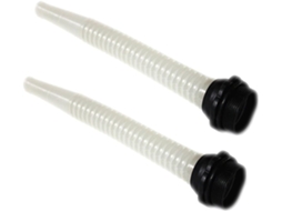 Peças de reposição para limpeza (2 peças) em plástico preto, filtro, mangueira flexível.