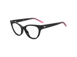 Armação de óculos feminina Missoni Mmi-0097-807f317 (preta - acetato - Ø 53 mm)