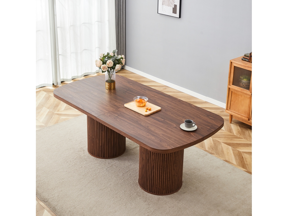 Conjunto de Mesa e Cadeira em Tecido de Cama, Estofada, Sem Braços, Encosto Curvo, 4 Peças SUNJOY