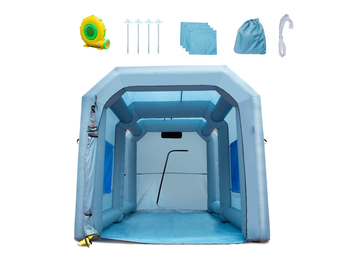 VEVOR Barraca Inflável Da Pintura Do Carro Da Cabine 13 X 10 X 9Ft Sistema Do Filtro de Ar 950W