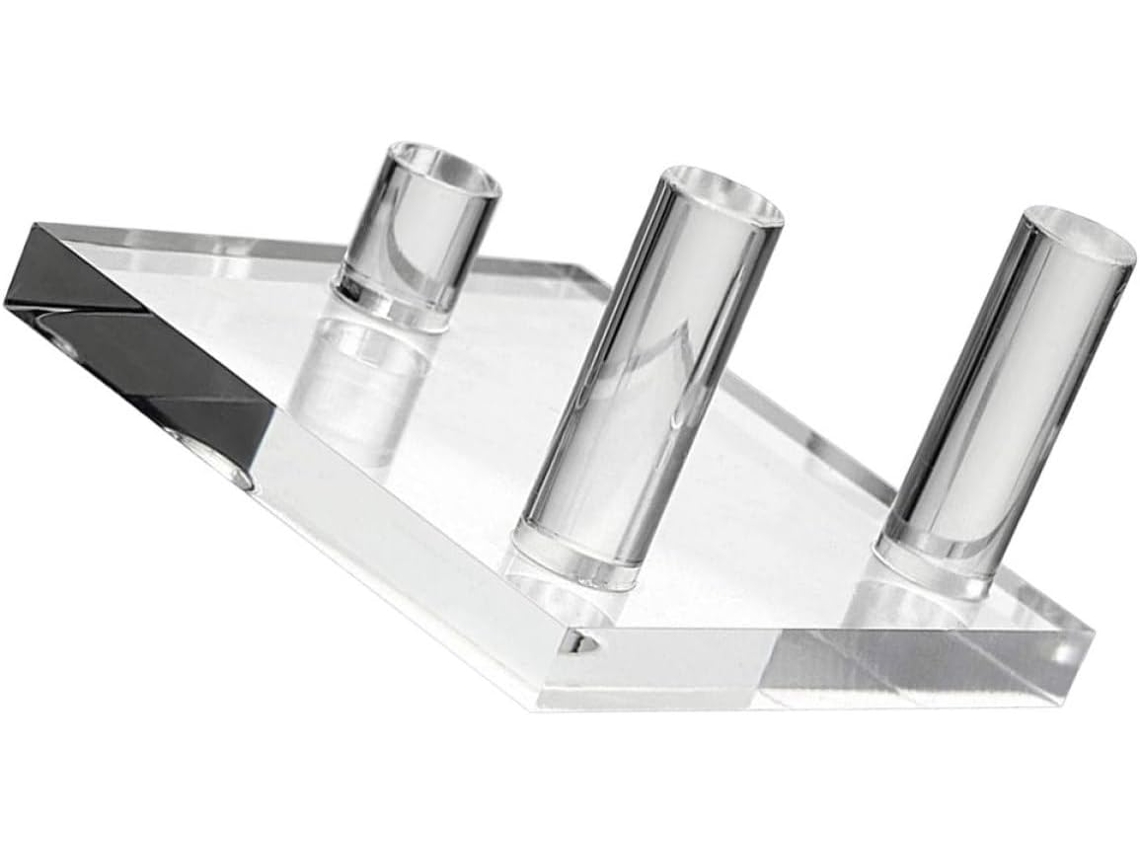 Suporte De Acrílico Transparente Besportble Para Exibição Pedras E Minerais, Base Para Exibição De Cristais, 11x 5cm