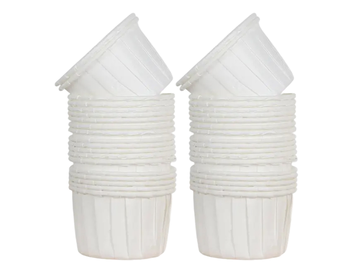 Formas De Muffin Que Não Precisam Assadeira, Descartáveis ​​resistentes A Altas Temperaturas Com Base Estável, Papel Versáteis Para Muffins.