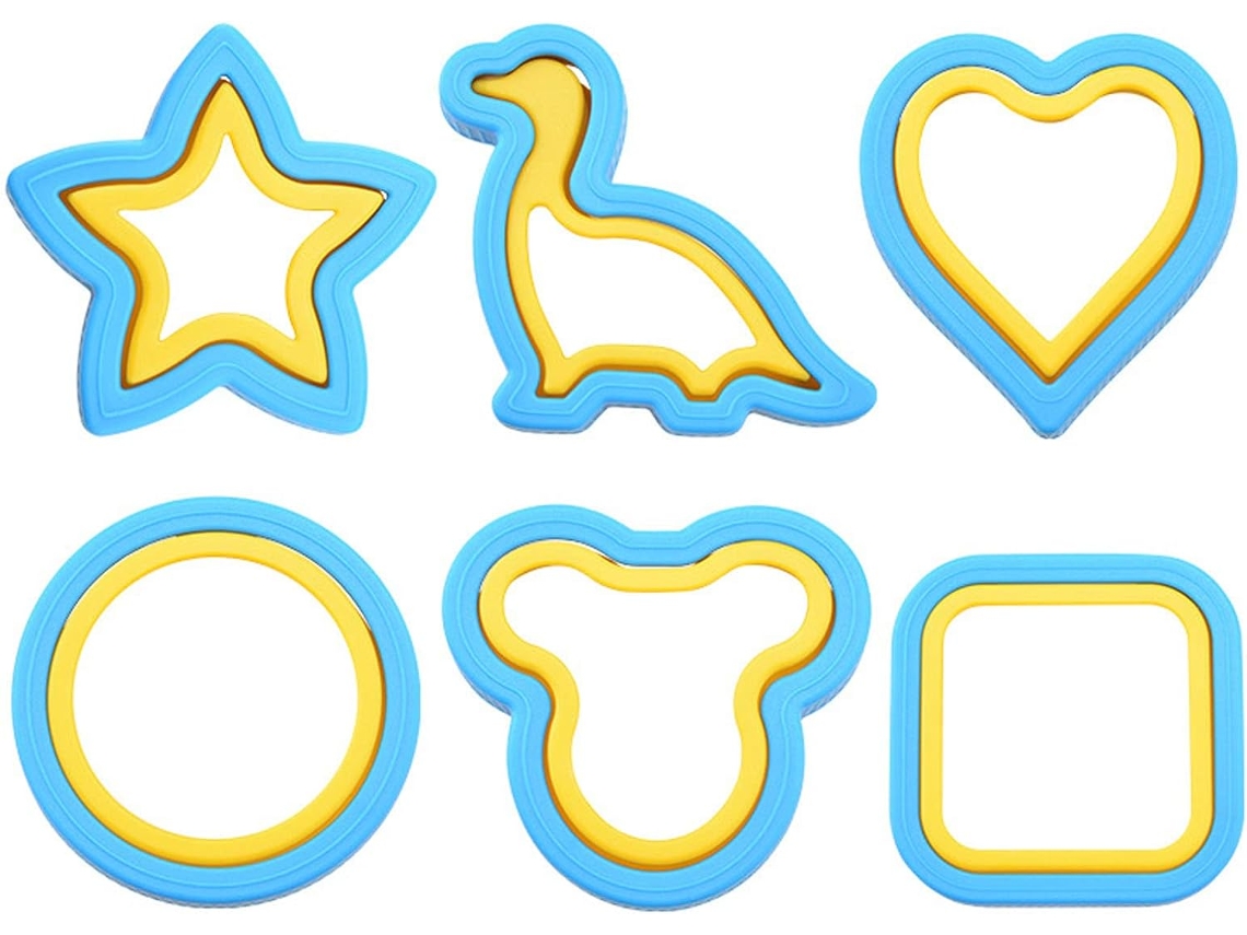 Cortador De Sanduíches, Selador De Lanches, Moldes De Plástico Perfeitos Para Meninos E Meninas. Formas