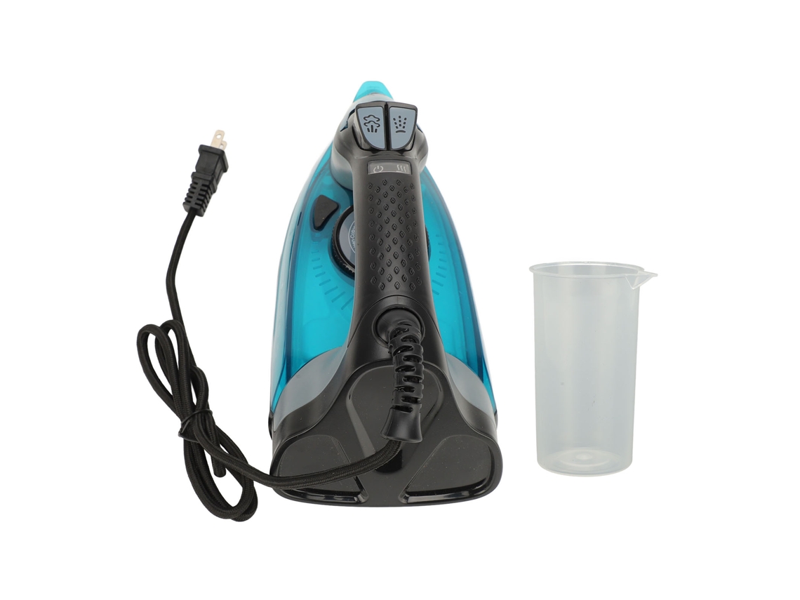 Ferro de vapor de mão, 1000w, soleira de cerâmica, 380ml, azul, roupas | S/MARCA