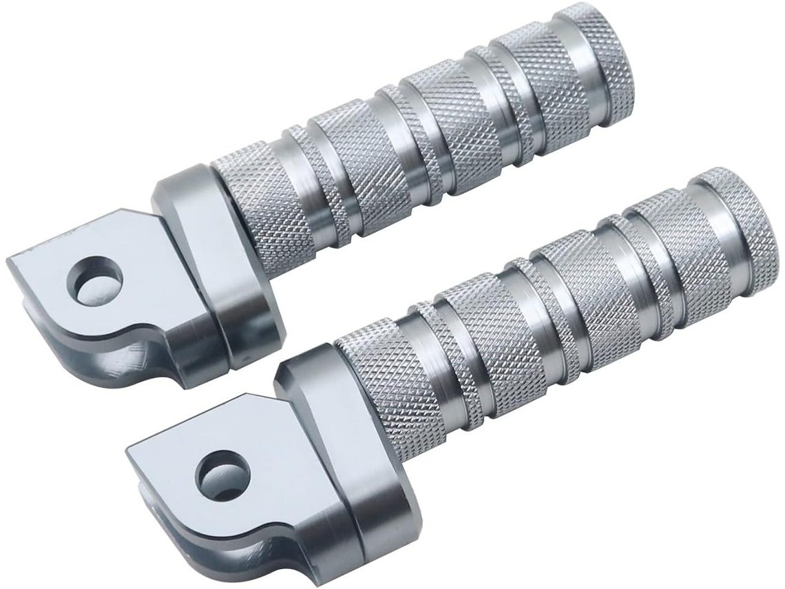 Apoios de Pés Universais Cnc para Motocicletas Cb50r 125r 250r Pedaleiras Usinadas Acabamento Anodizado