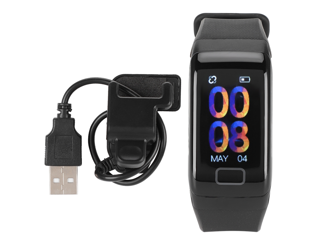 Pulseira Inteligente F1plus EOOCOO com Tela Colorida e Bluetooth 4.0