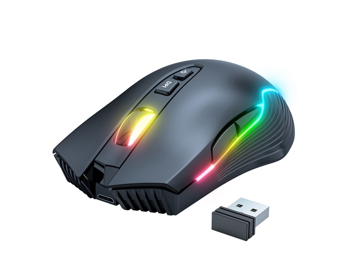 Rato Gaming LAXISCREED 2.4g Sem Fio Bluetooth Carregável Usb