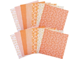 Retalhos de Tecido para Patchwork, 14 Peças, Algodão Costura Diy, Pacote com 2 Estampa Floral CHABERLU