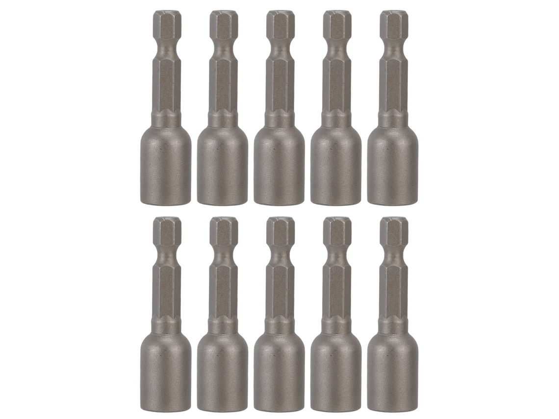 Kit com 10 Chaves de Parafuso Elétricas (Hexagonal Magnéticas, Compatível com Furadeira)