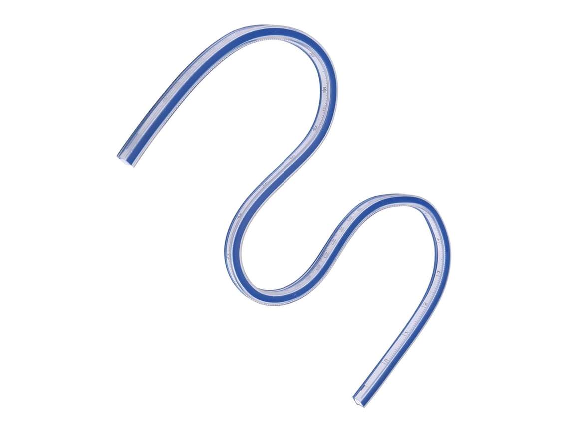 Lurelia Régua Flexível 60cm 6 Polegadas Plástico Para Costura E Artesanato