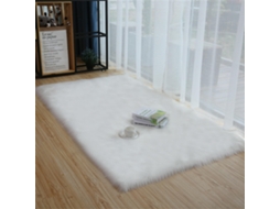 Tapete Ehstmind Modernos Quarto Extra Longo Confortável Antiderrapante Interno Fofo Multicor (100x50x50cm)