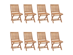 Folding Chair, Folding Chairs Vidaxl Marrom Madeira (n/a)