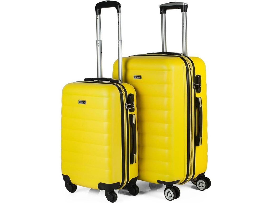 Conjunto de Malas de Viagem ITACA ABS Amarelo (105 L)