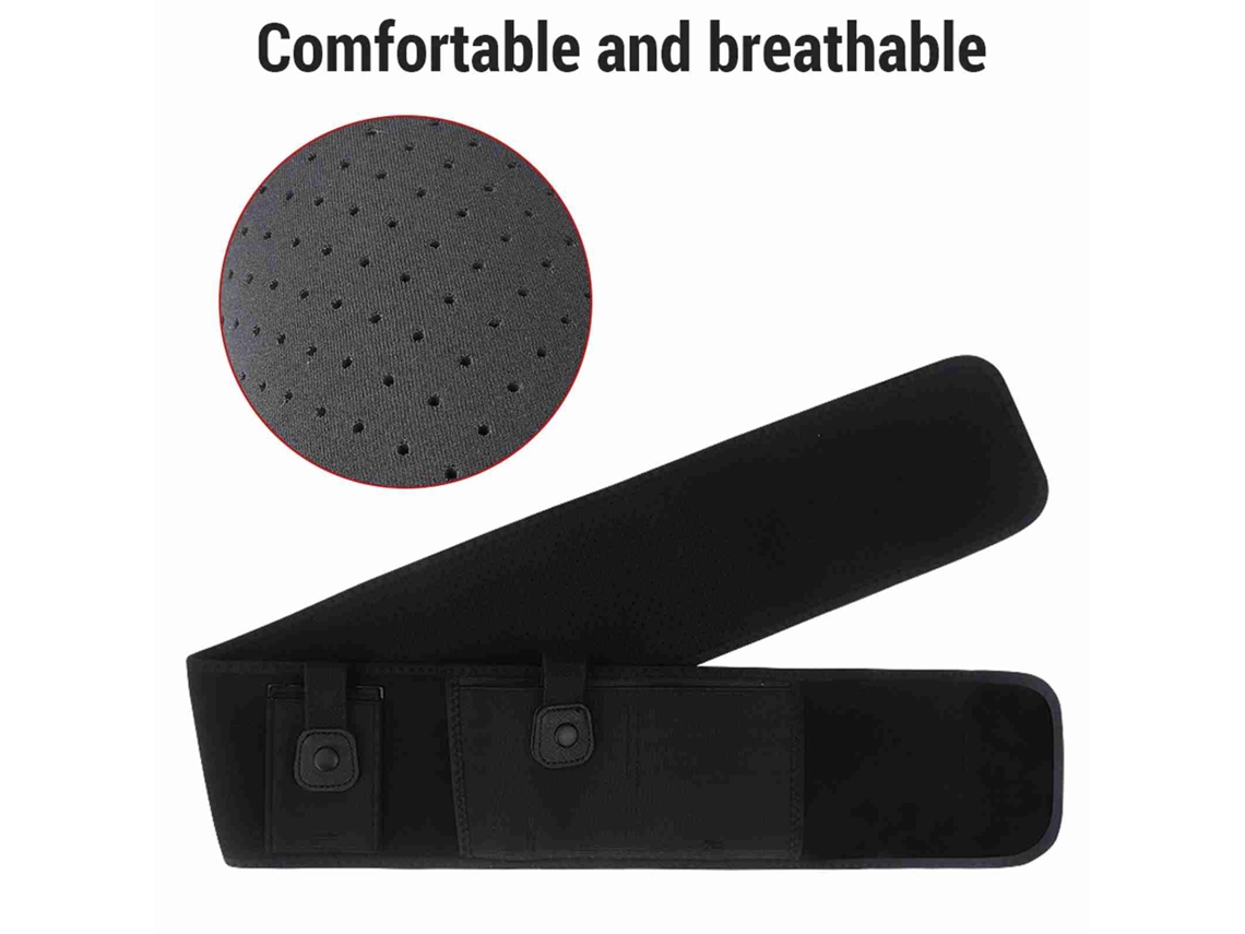 Cinto Tático para Hiking com Fivela de Metal respirável e saco removível | S/MARCA
