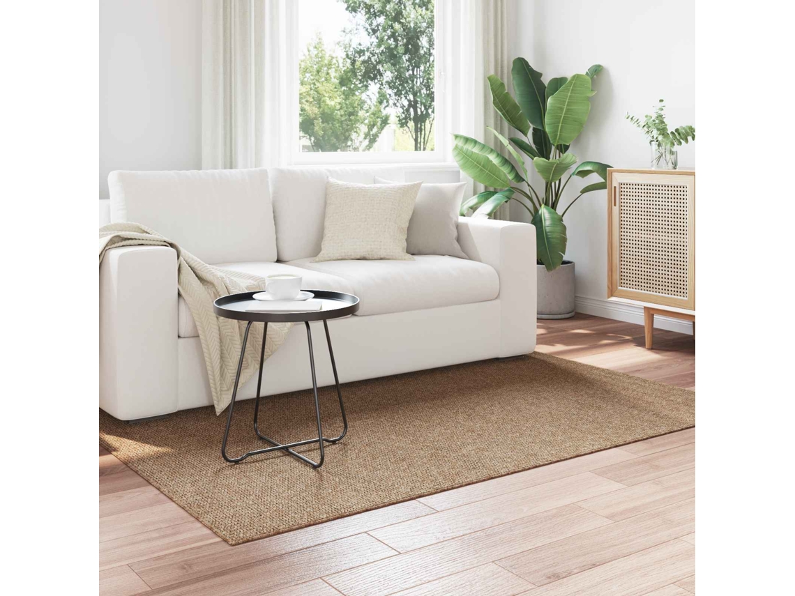 Vidaxl Tapete Para Uso Interno E Externo Agira Natural 170 X 120 Cm