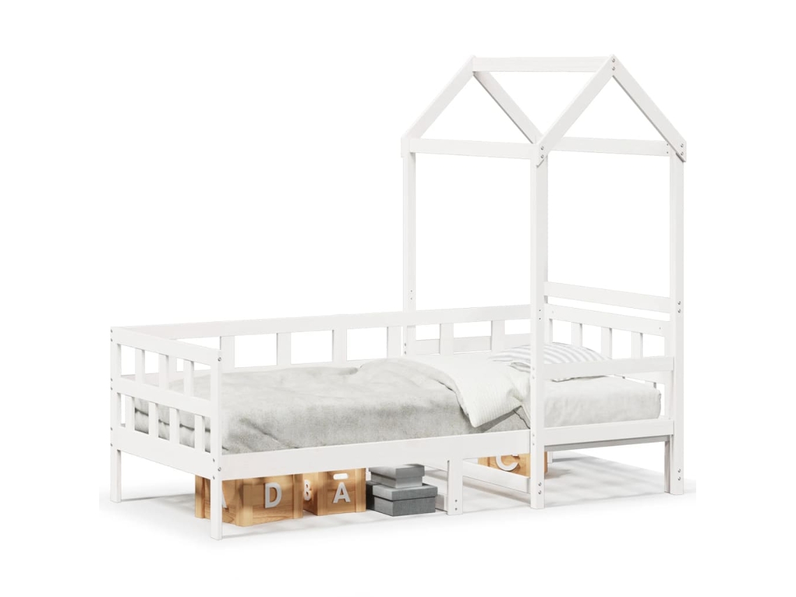 Day Bed, Day Beds Vidaxl Branco Madeira De Pinho (80 X 200 Cm)