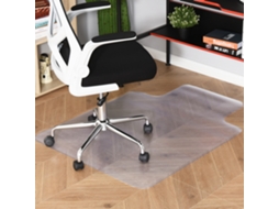 Tapete Transparente Para Cadeira De Escritório 90x120cm Antiderrapante Para Parquet E Pisos Duros