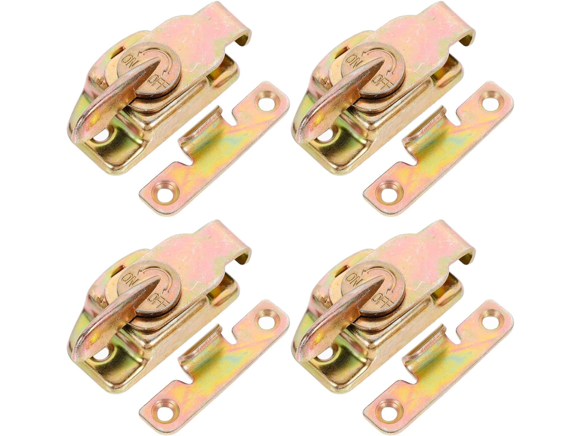Conjunto De 4 Fivelas Conexão Ferro Para Travas Mesa, Compatíveis Com