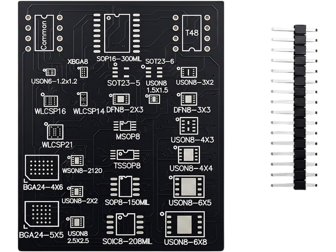 Adaptador De Programação De Chips Variados 2x, Programador/flasher 25 Em 1 Wlcsp2