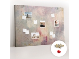 Painel De Cortiça Para Parede Abstração Pintada Para A Sala De Estar Espelharte (140x100 Cm)