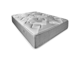 Colchão Viscohybrid Viscoelástico, Reversível, Espuma HR, cinzento, DUERMETE ONLINE Molas ensacadas 140x190 cm, Altura 26 cm