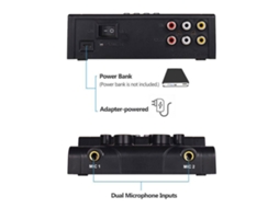 Mixer De Som Portátil Mini Com Bluetooth E Gravção Suporta Karaokê E Reprodução Mp3 Plugue Eu 100‑240v