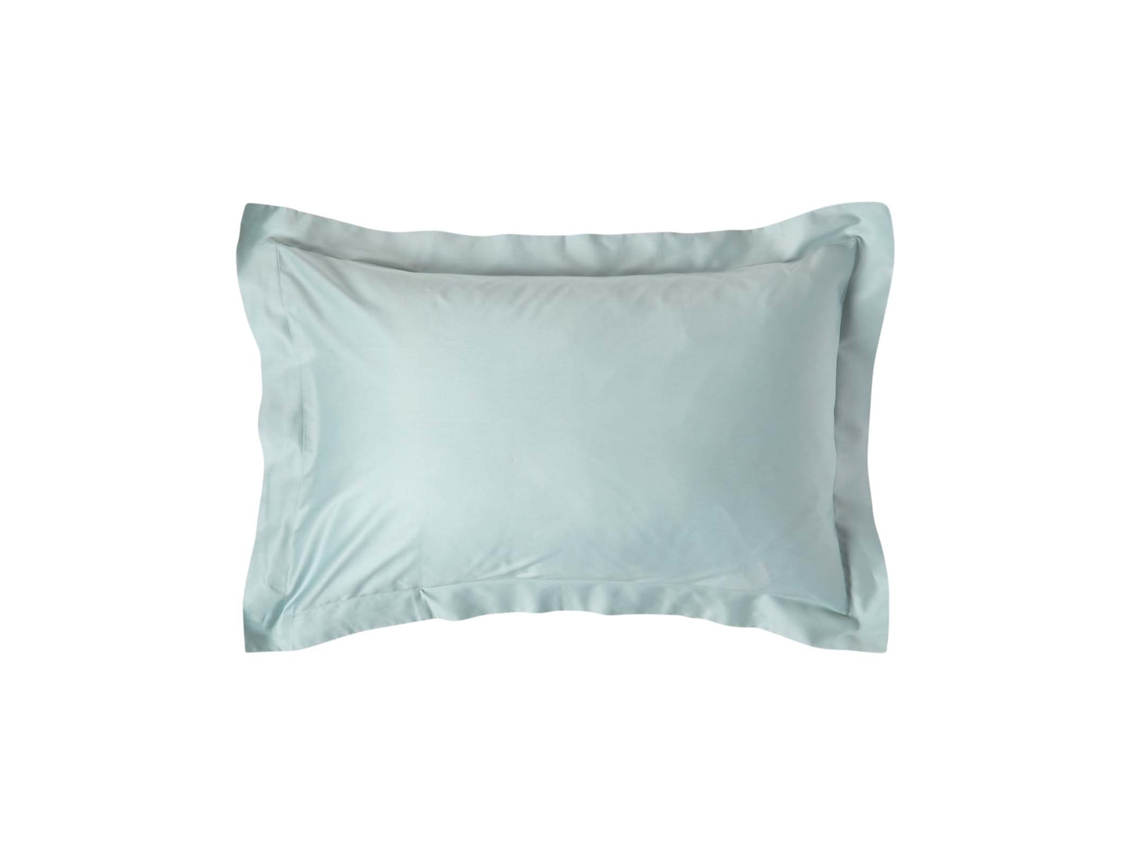 Homescapes Duck Egg Blue Organic Cotton Oxford Pillowcase 400 Tc