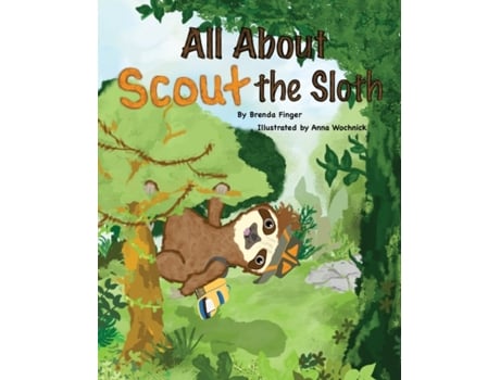 Livro All About Scout the Sloth Brenda Finger (Inglês)