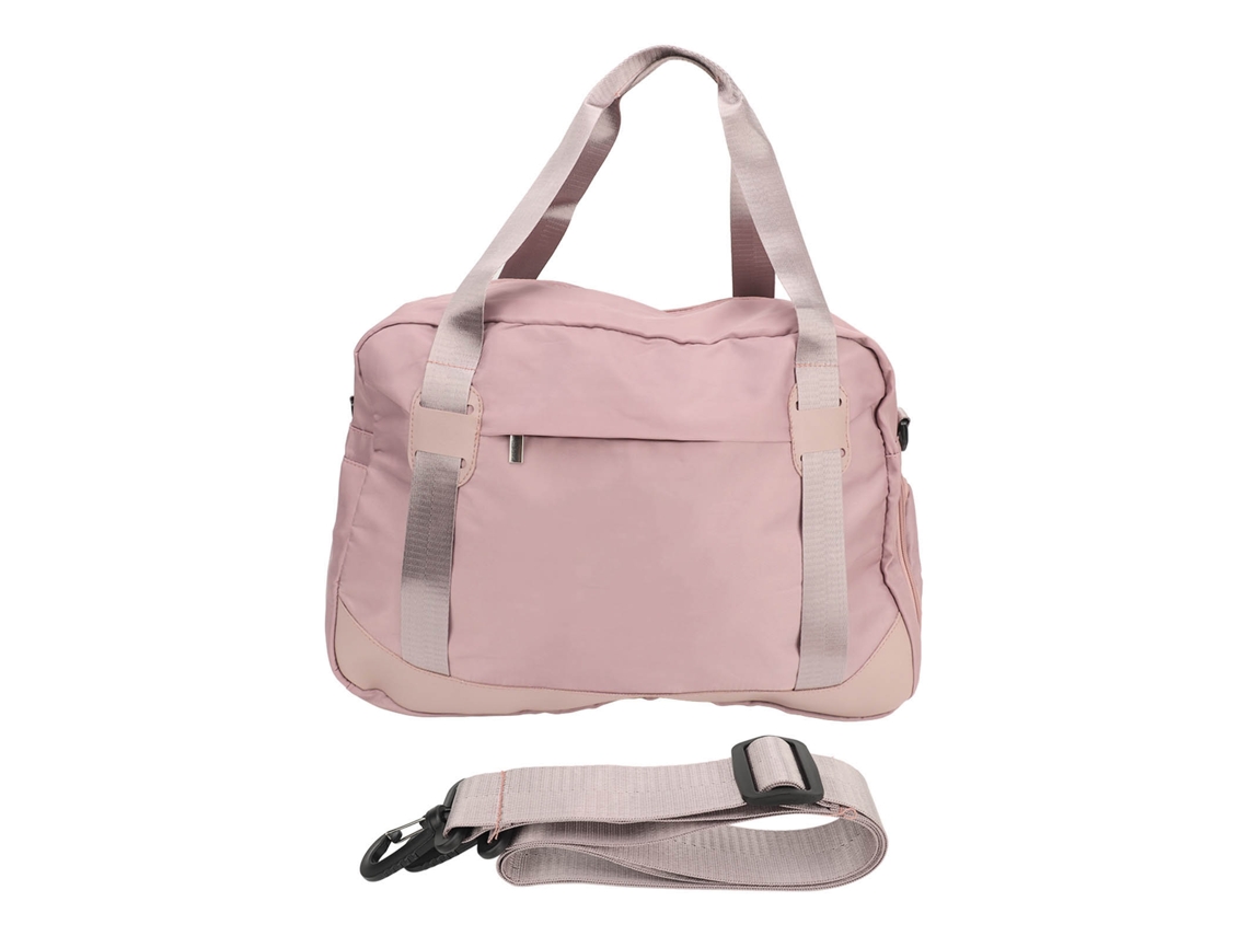 Bolsa de Fim de Semana AQUAFORGE em nylon, com alça ajustável, rosa
