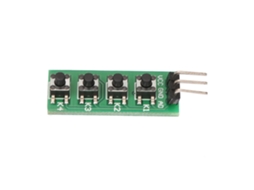 Painel de Teclado com 4 Botões Módulo Placa para Breadboard