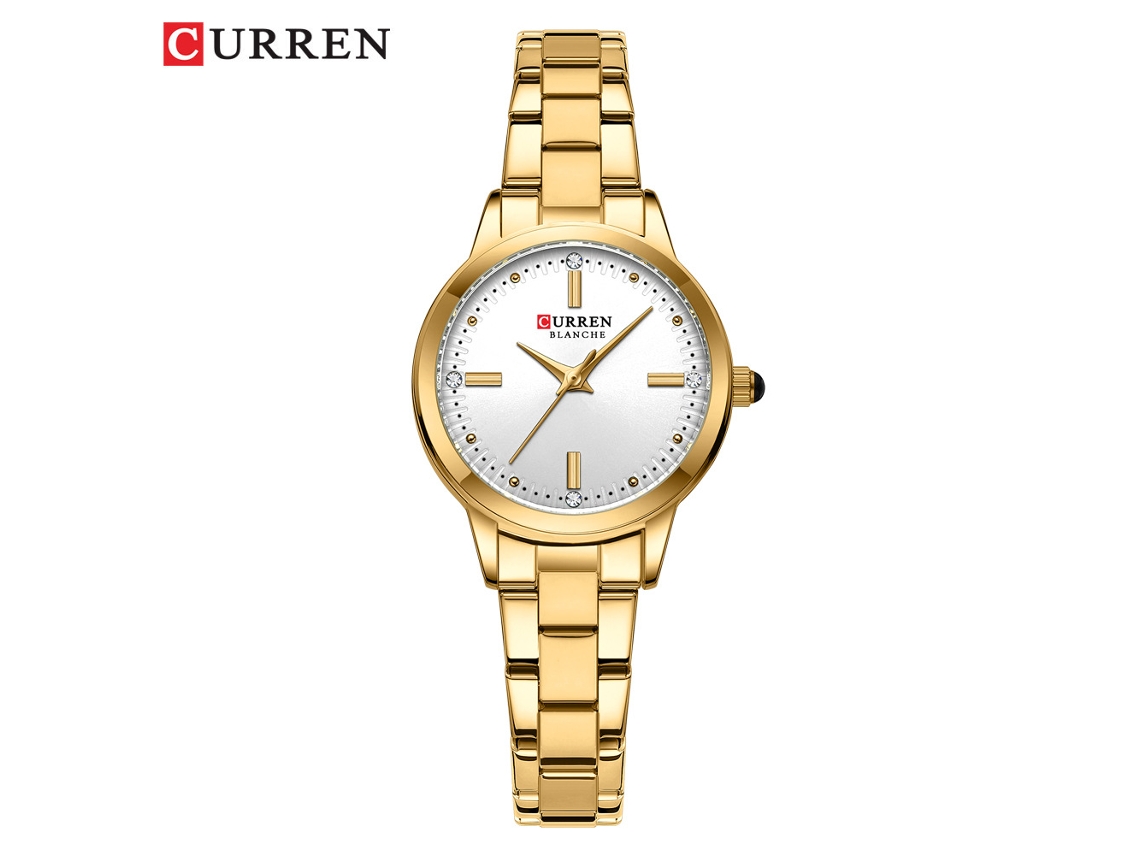 Relógio Feminino Elegante De Quartzo Com Mostrador Pequeno