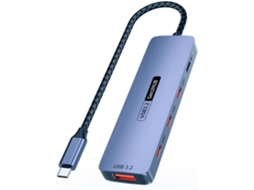 Hub Usb-c 3.2 De Alta Velocidade (10 Gbps) Com Carregamento Pd 100 W.