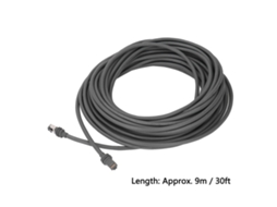 Cabo de satélite de 9 m, 24 AWG, cobre de núcleo único, 2000 Mbps, revestido para V3 Gen3, cinza