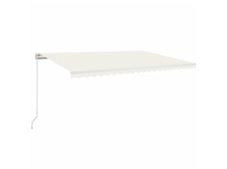 Retractable Awning, Retractable Awnings Vidaxl Creme Alumínio (500 X 300 Cm)