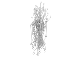 40pcs Clips de Mola de Torção em Aço Inoxidável para Acessórios de Iluminação Embutida | S/MARCA
