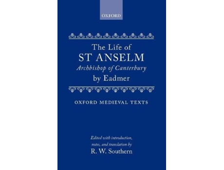 Livro Life Of St Anselm de Eadmer (Inglês - Capa Dura)