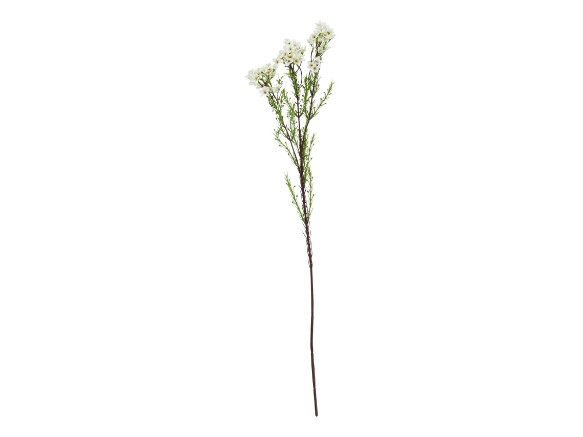 Hill Interiors Coleção Jardim Natural Vaxblomma Konstgjord Branco/cinza AQUAFORGE